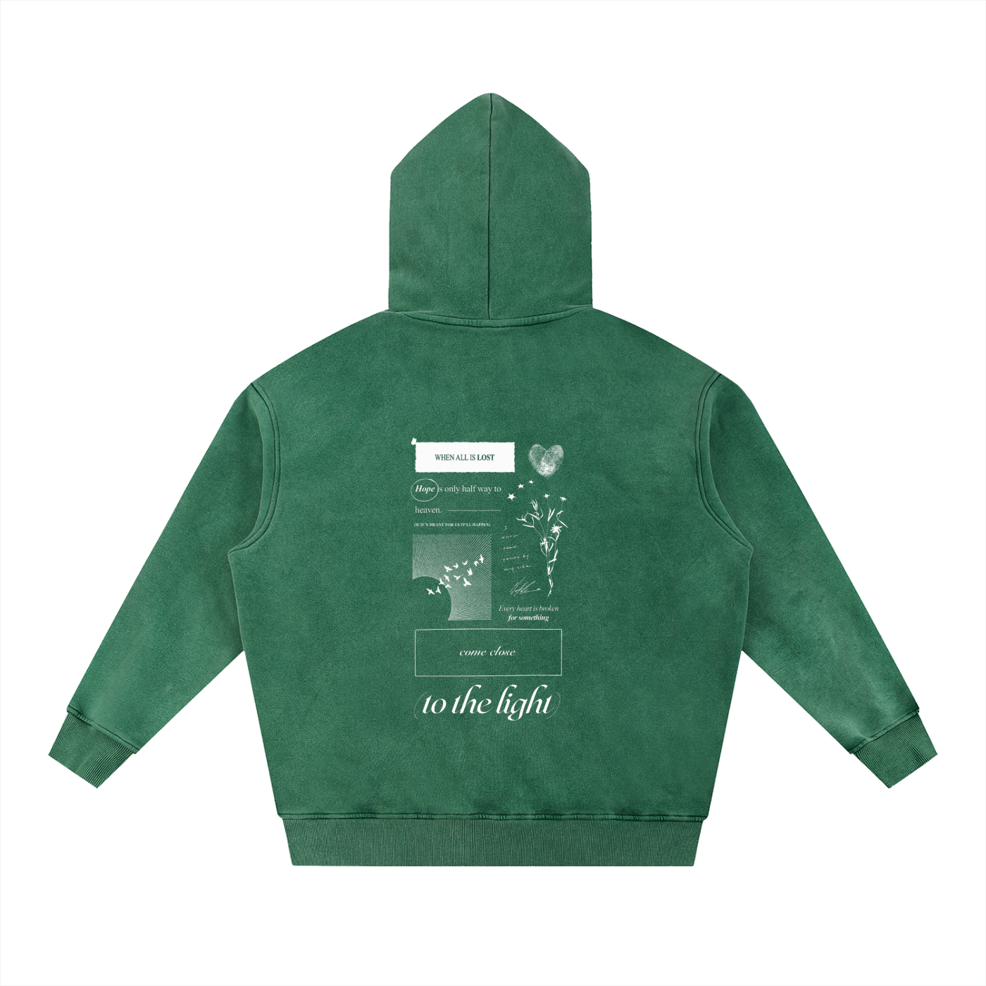 Bring Your Love - Wash Oversized Hoodie
