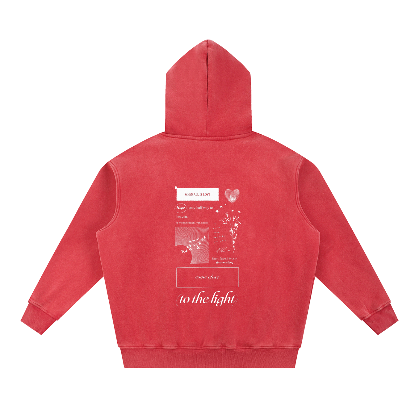 Bring Your Love - Wash Oversized Hoodie