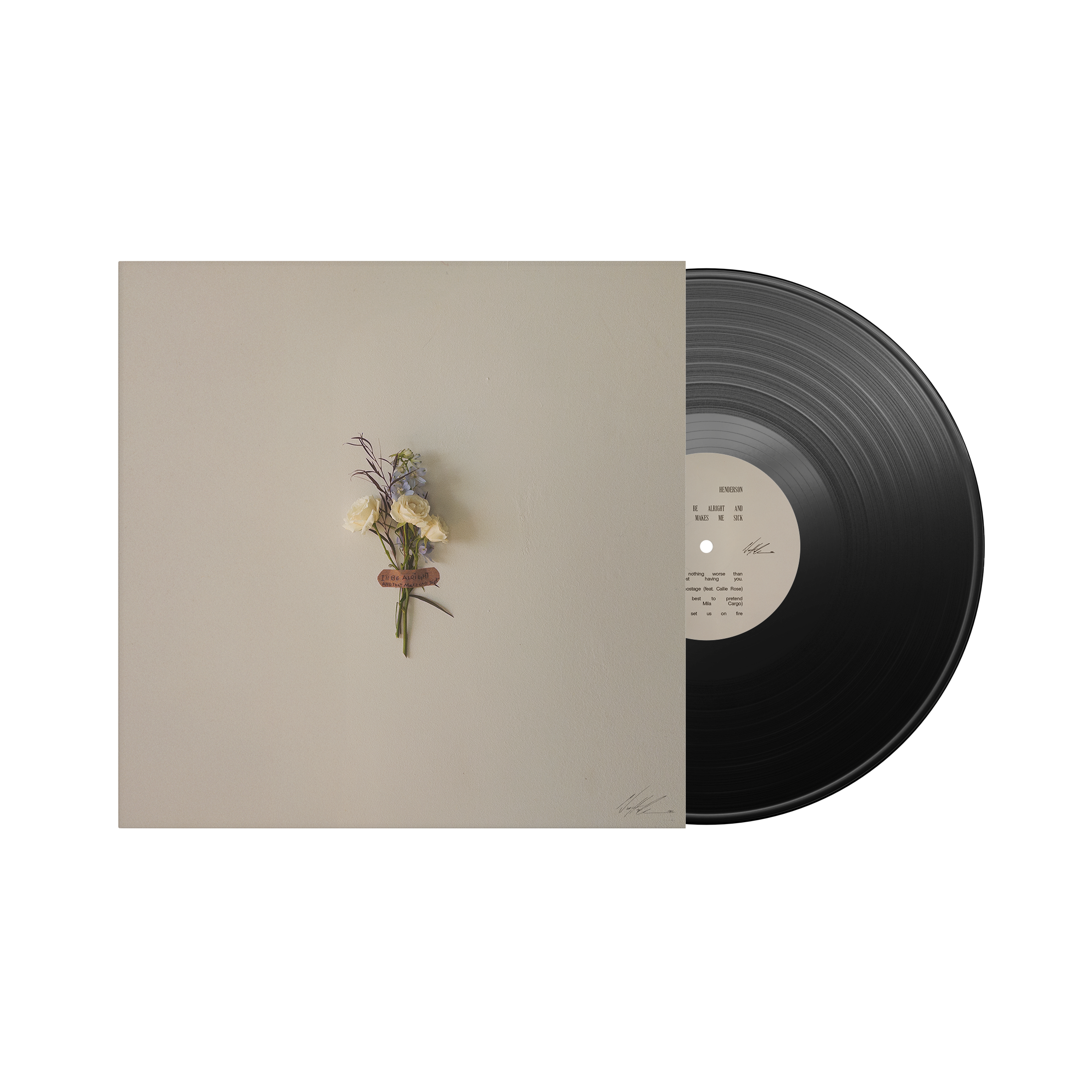 Limited Vinyl – “i’ll be alright and that makes me sick” [Pre-Order]