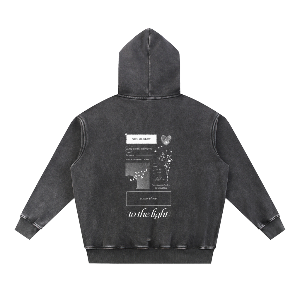 Bring Your Love - Wash Oversized Hoodie