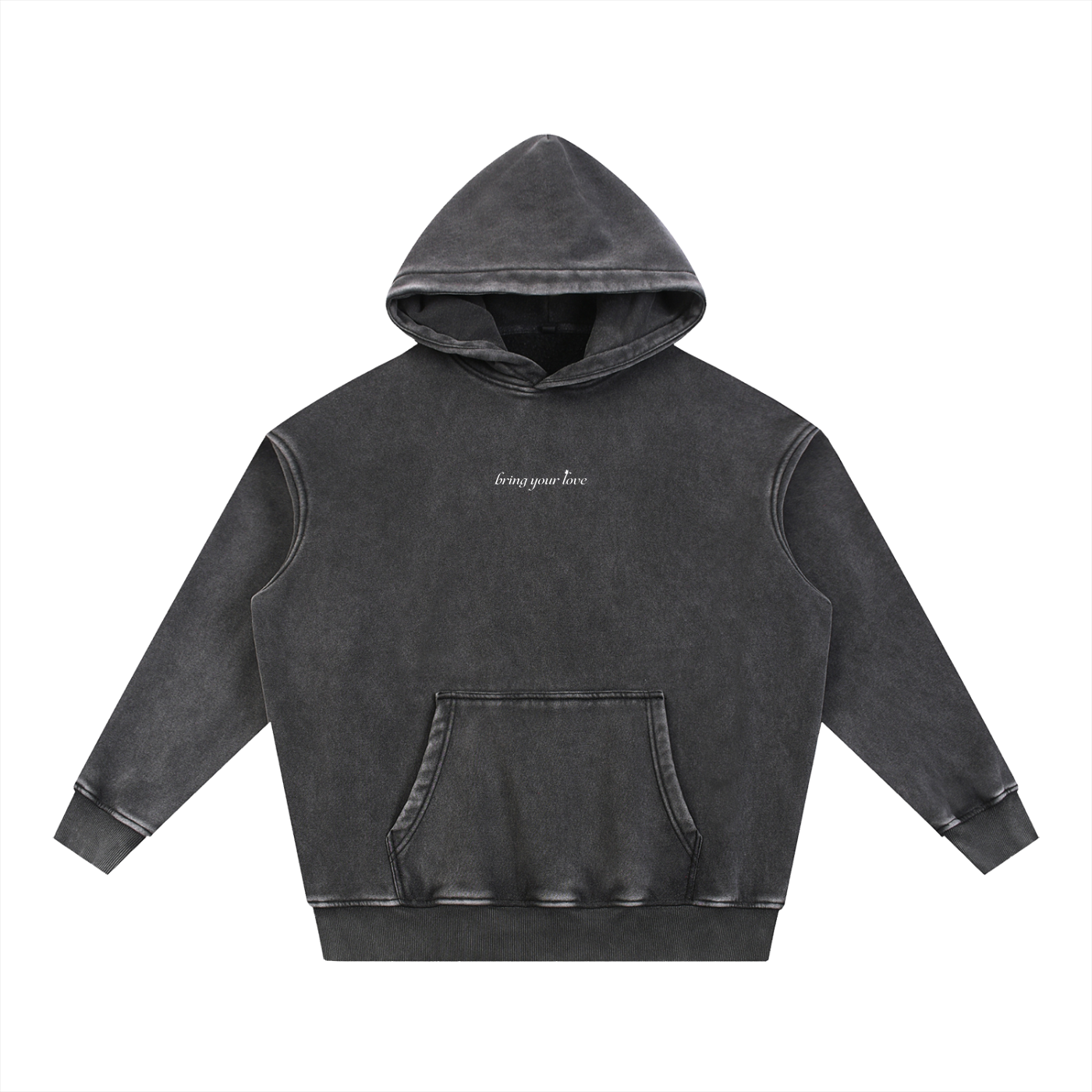 Bring Your Love - Wash Oversized Hoodie
